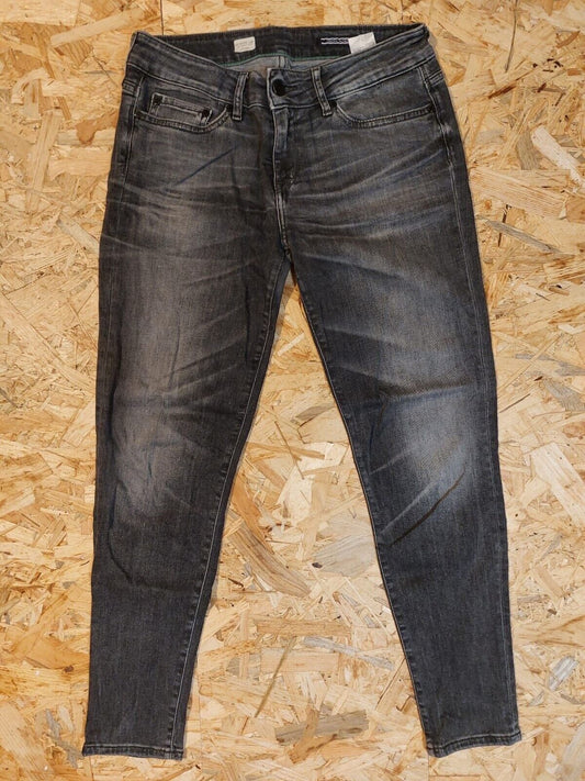 Vintage Tommy Hilfiger 27/30 Venice LW black Denim Jeans cotton 90s Retro