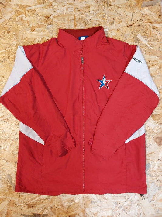 Reebok 2006 NBA All-Star Game Houston Sz L Full Zip Authentic Track Jacket Sewn