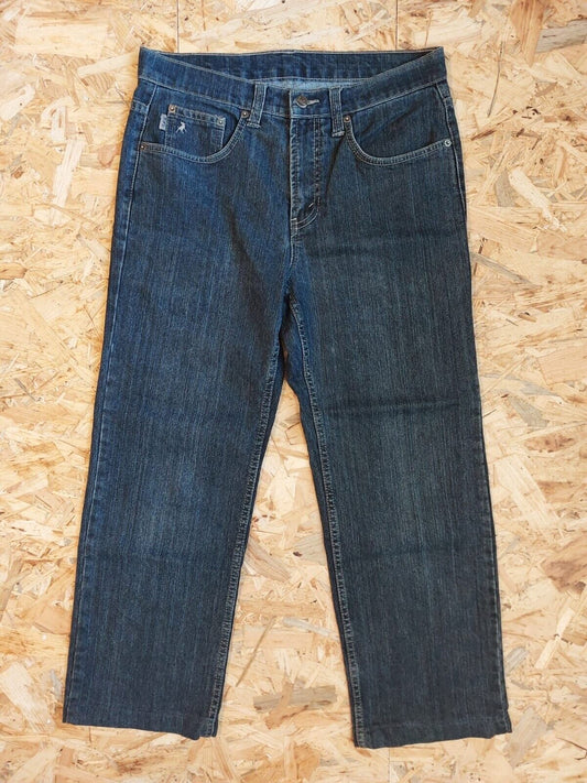 Lois Jeans - Terrace W32 L28 Straight Jeans Vintage Blue Wash - 80s casual Pearl