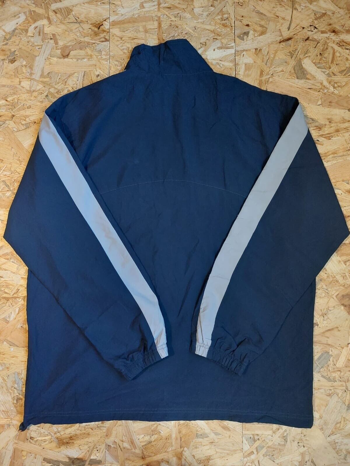 Reebok Classic Vintage Sz XL Track Windbreaker Jacket Y2K Blue Retro