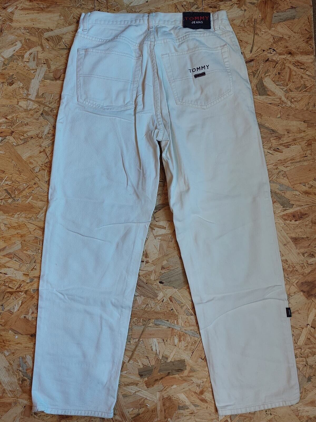 Tommy Jeans W34 L32 White Denim regular Straight